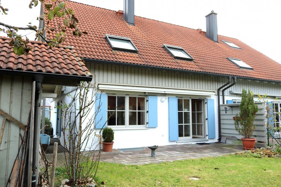 Westansicht Doppelhaush�lfte Kaufbeuren