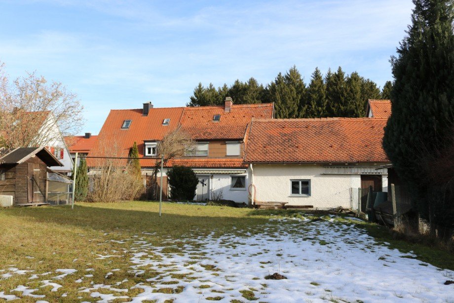 Garten Doppelhaush�lfte Kaufbeuren