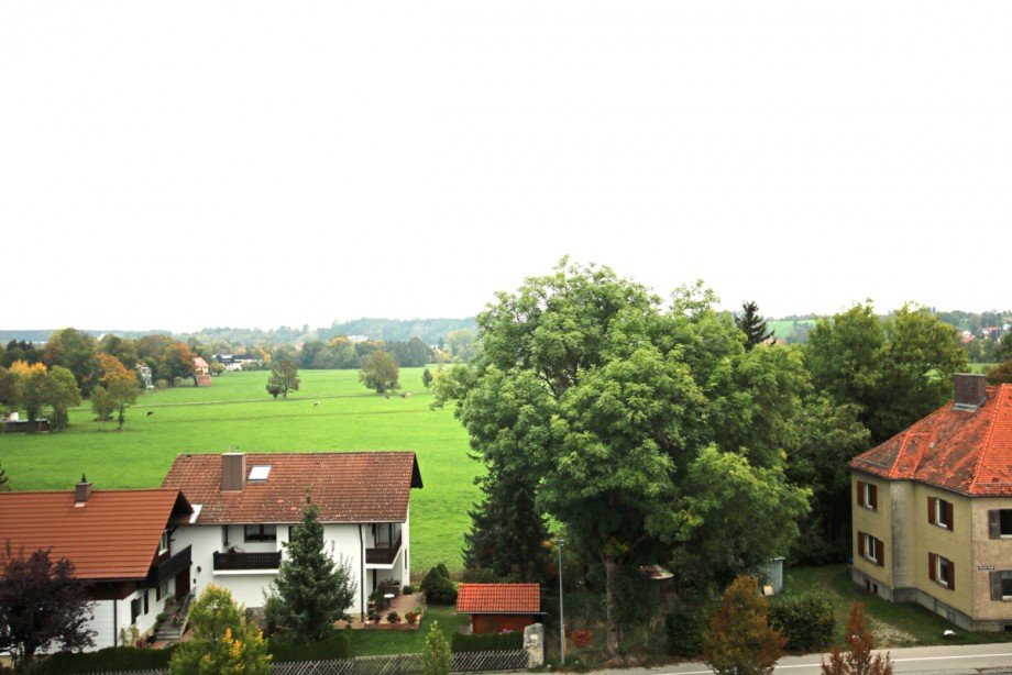 Blick Schlafzimmer Dachgeschosswohnung Kaufbeuren