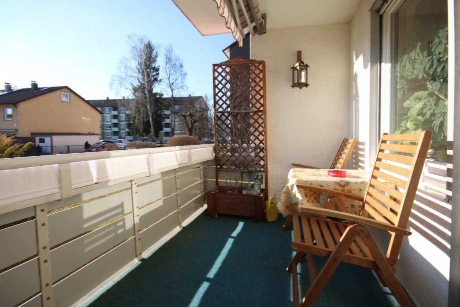 Westbalkon Erdgeschosswohnung Kaufbeuren