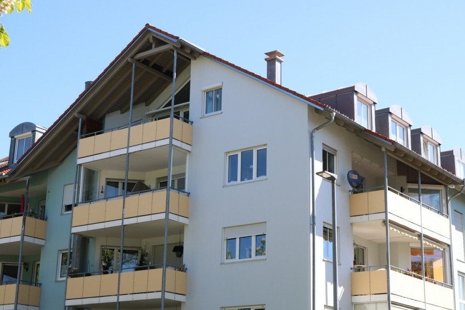 Westansicht Etagenwohnung Kaufbeuren