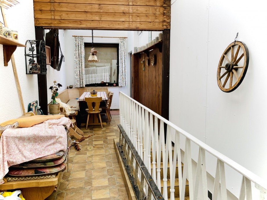 Freisitz zwischen Garage und Haus Reiheneckhaus Kaufbeuren