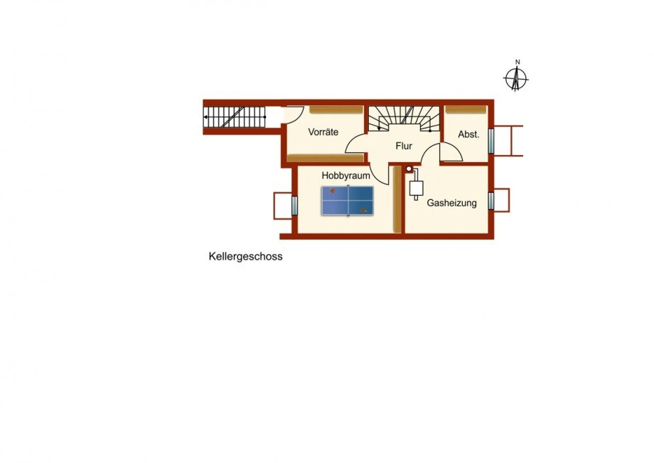 Kellergeschoss Reiheneckhaus Kaufbeuren