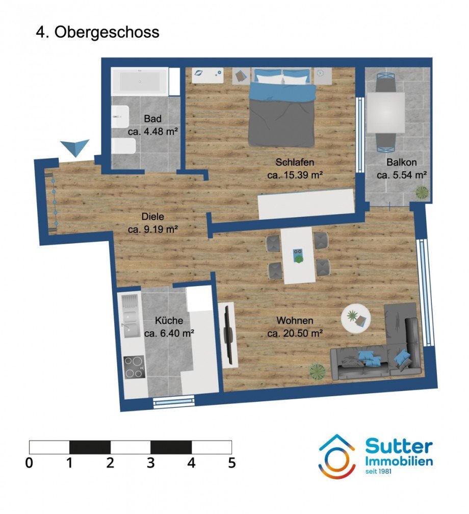 Grundriss Etagenwohnung Kaufbeuren