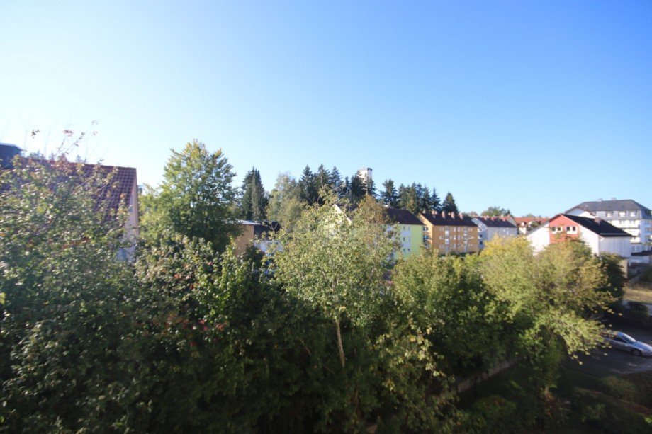 Blick vom Balkon Etagenwohnung Kaufbeuren