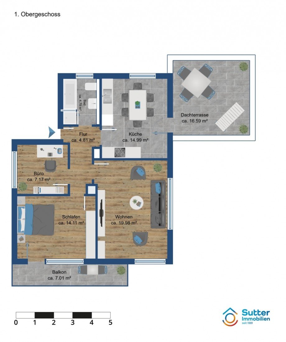 Grundriss Etagenwohnung Kaufbeuren
