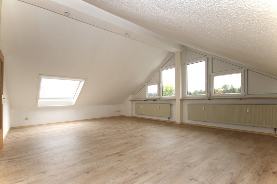 Wohnzimmer Dachgeschosswohnung Kaufbeuren