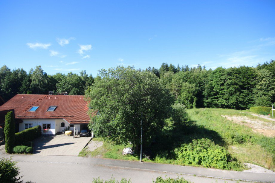 Blick vom Balkon Dachgeschosswohnung Kaufbeuren