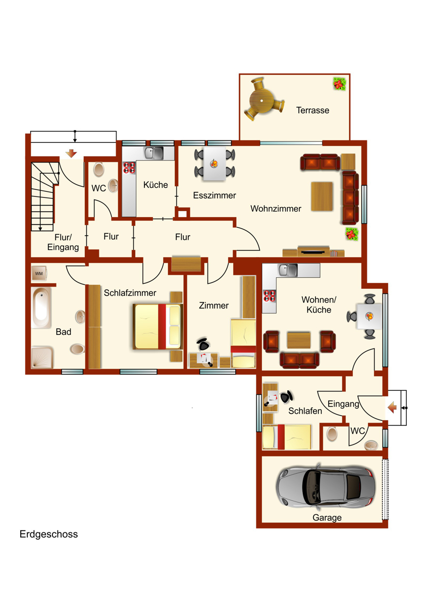 Erdgeschoss Mehrfamilienhaus Kaufbeuren