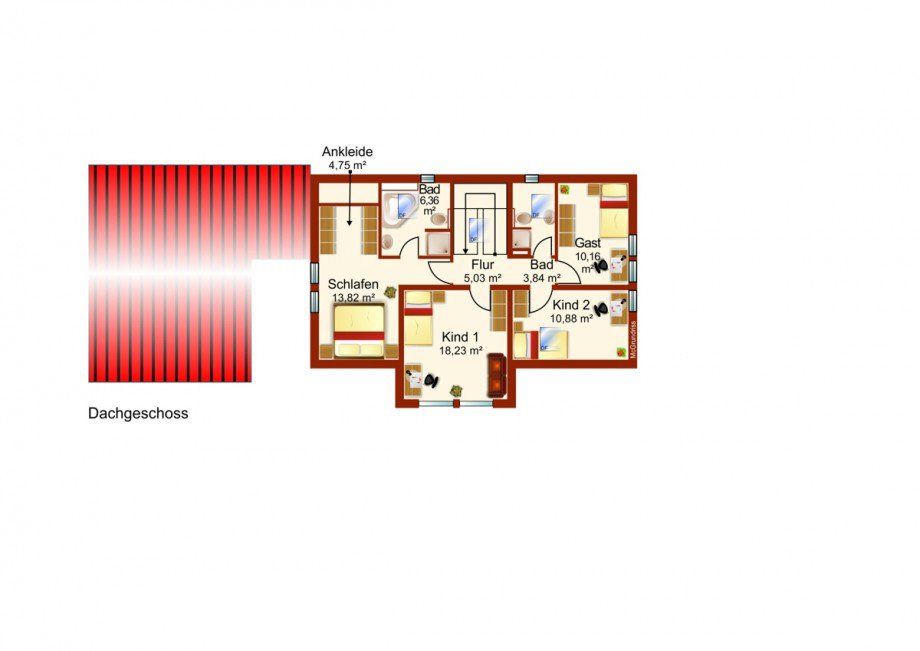 Obergeschoss Einfamilienhaus Biessenhofen