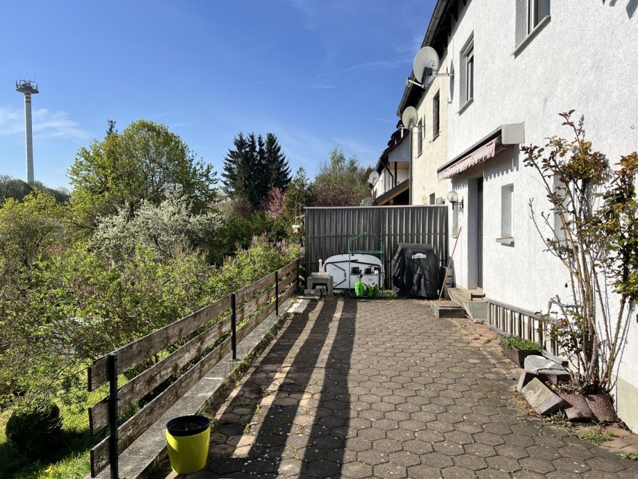 S�dostterrasse Doppelhaush�lfte Kaufbeuren