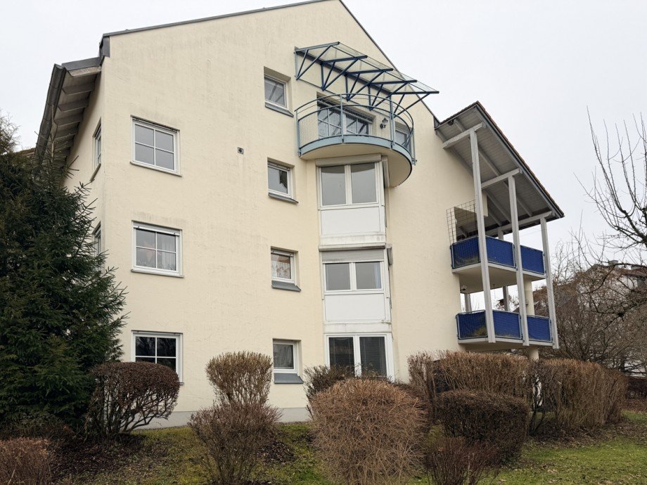 Westansicht Erdgeschosswohnung Kaufbeuren