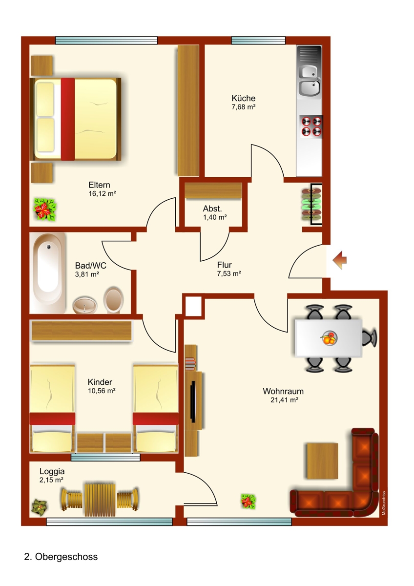 Grundriss Etagenwohnung Kaufbeuren