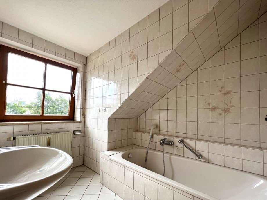 Bad/WC Dachgeschosswohnung Kaufbeuren