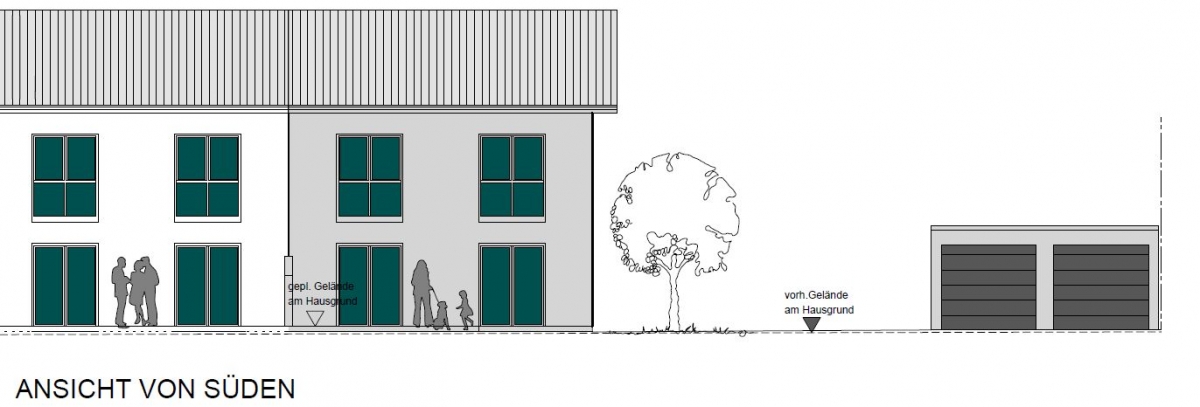 S�den Doppelhaush�lfte Rieden