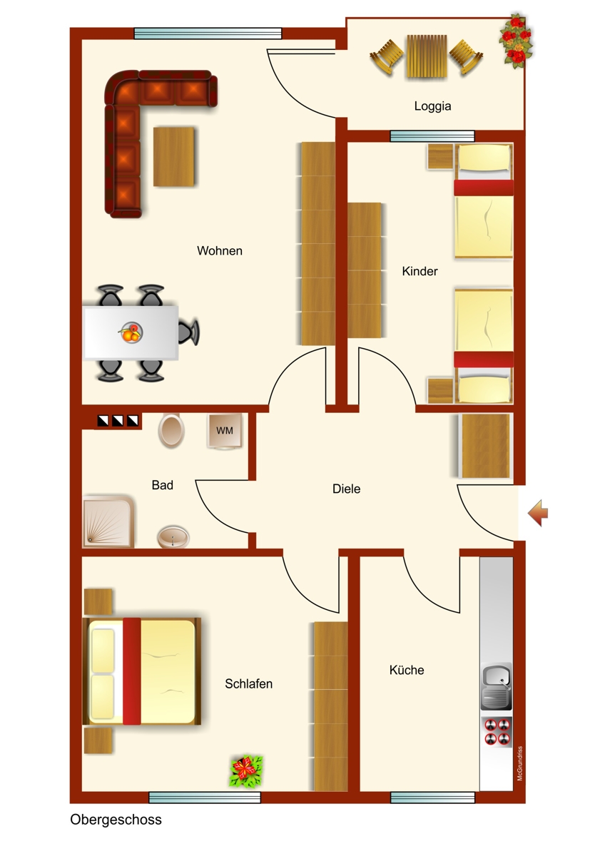 Grundriss Etagenwohnung Kaufbeuren