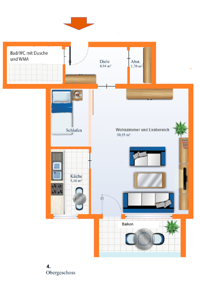 Grundriss Etagenwohnung Kaufbeuren