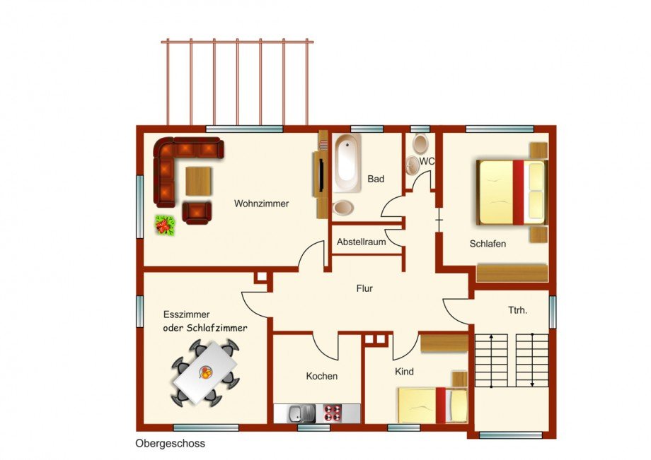 1. Obergeschoss Mehrfamilienhaus Kaufbeuren