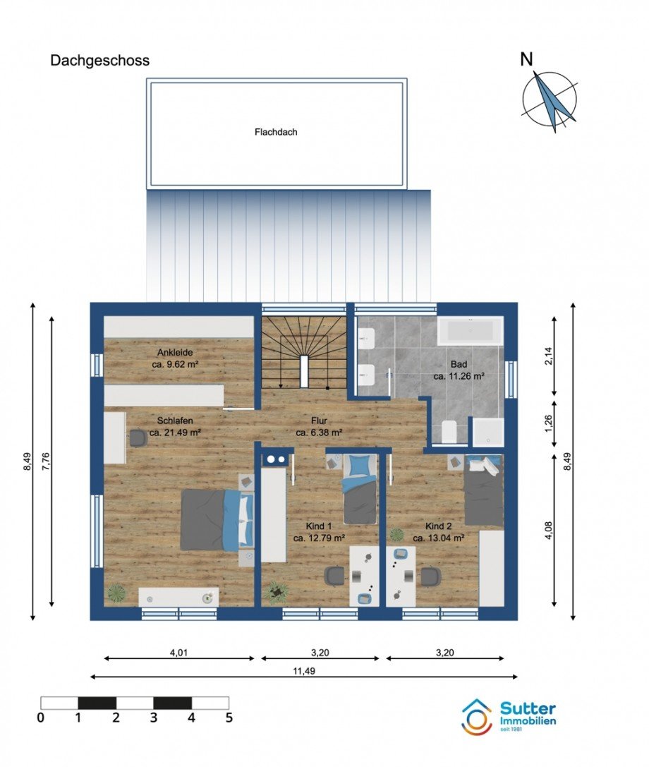 Dachgeschoss Einfamilienhaus Kaufbeuren