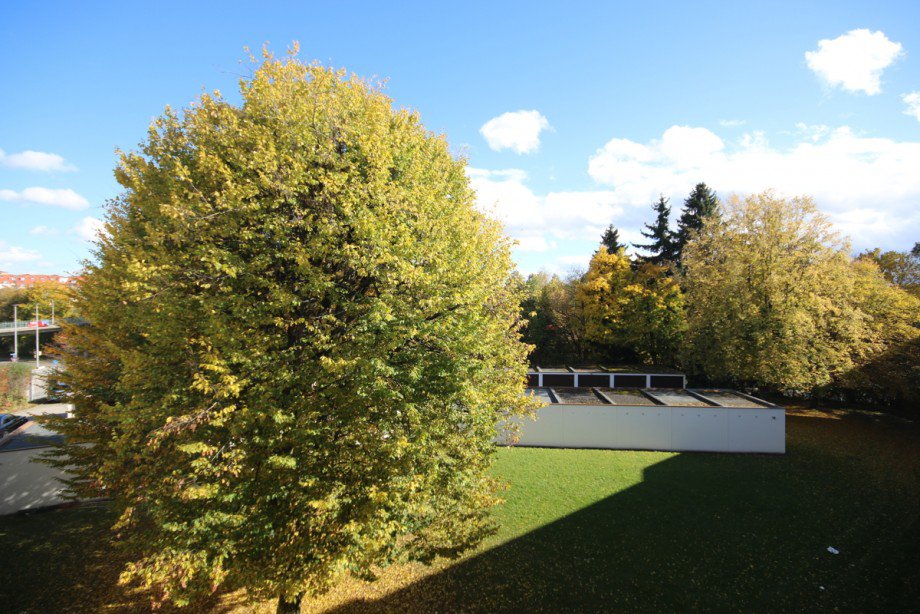 Blick vom Balkon Etagenwohnung Kempten