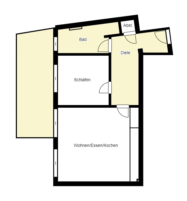 Grundriss Erdgeschosswohnung Aitrang