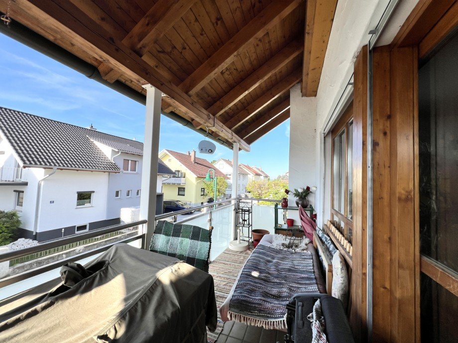 �berdachter Balkon Etagenwohnung Biessenhofen