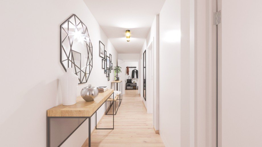 Flur Etagenwohnung Aitrang