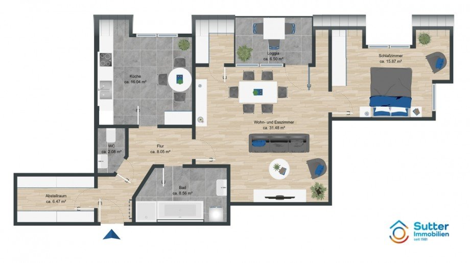Grundriss Etagenwohnung Kaufbeuren