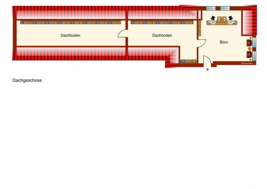 Dachgeschoss B�rofl�che Kaufbeuren