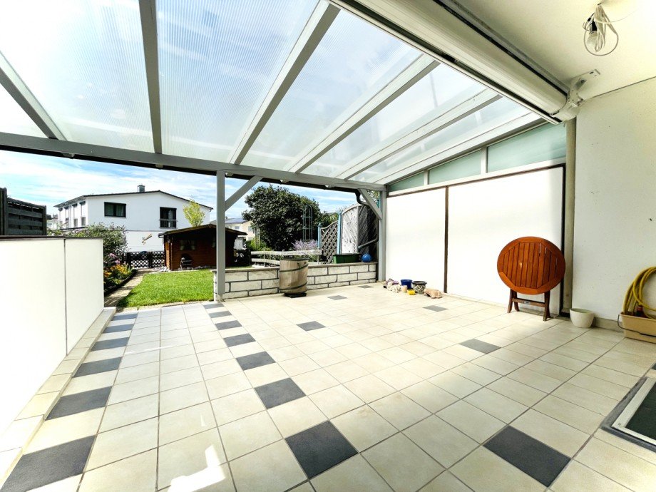 �berdachte Terrasse Reihenmittelhaus Kaufbeuren