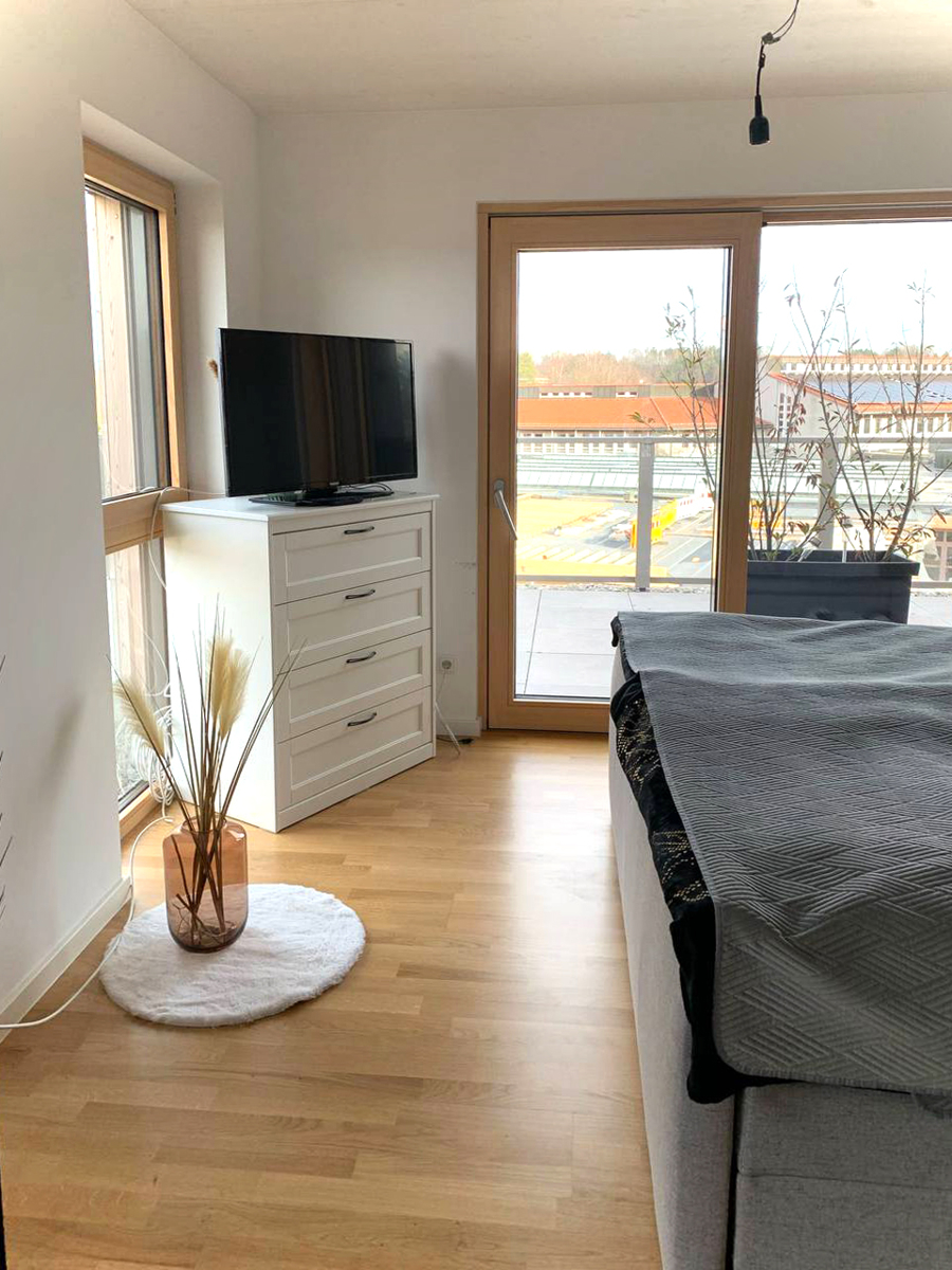 Schlafzimmer Penthousewohnung Kaufbeuren