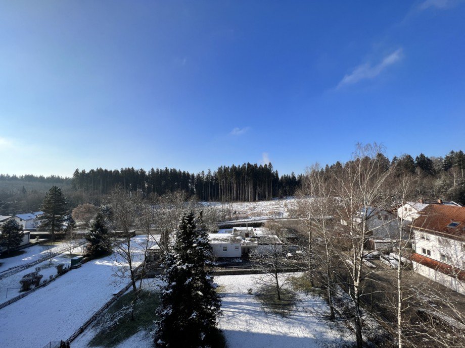 Blick vom Balkon Etagenwohnung Kaufbeuren