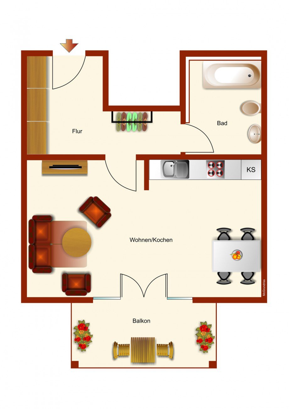 Grundriss Etagenwohnung Kaufbeuren