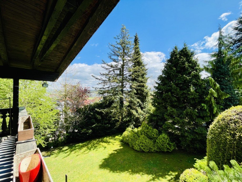 Blick vom Balkon Einfamilienhaus Kaufbeuren