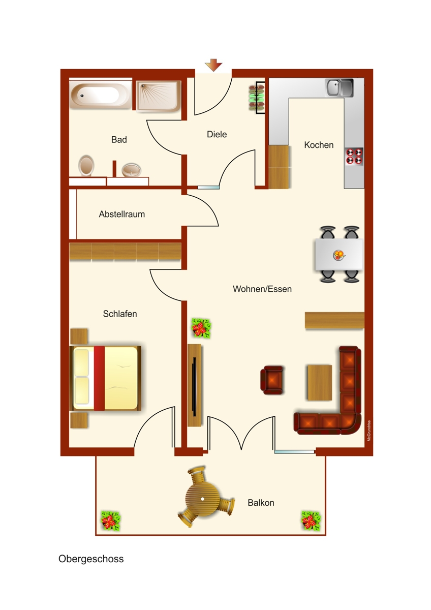 Grundriss Etagenwohnung Kaufbeuren