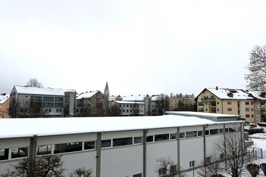 Blick vom Balkon Etagenwohnung Kaufbeuren