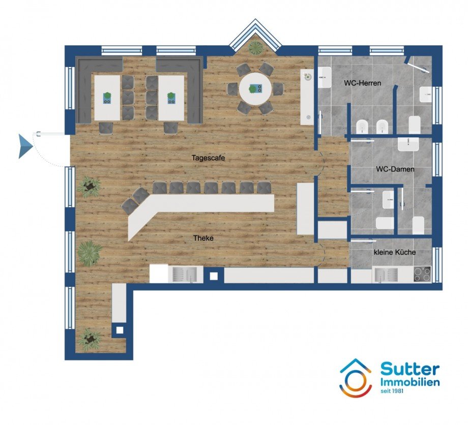 Grundriss Gastgewerbe Kaufbeuren