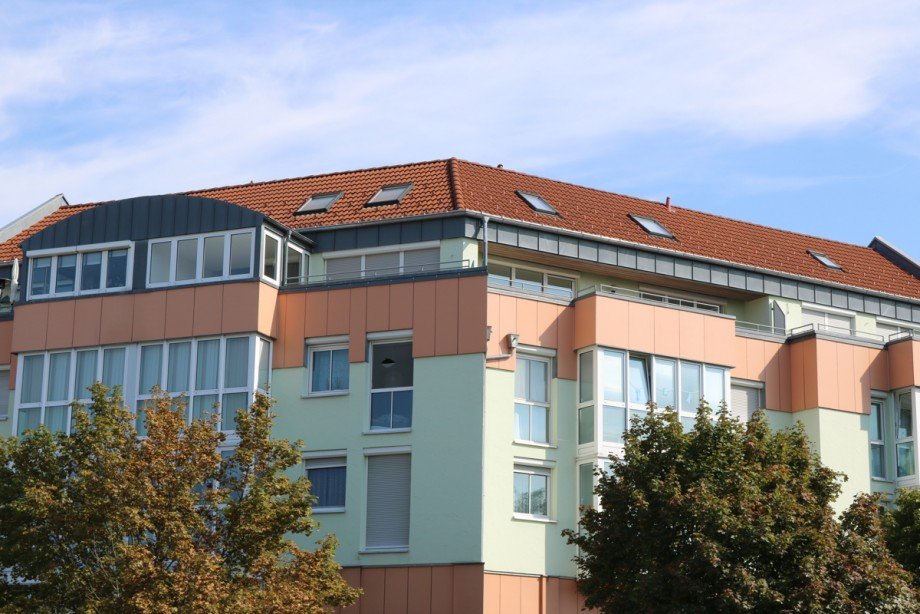 S�dwestansicht Maisonettewohnung Kaufbeuren