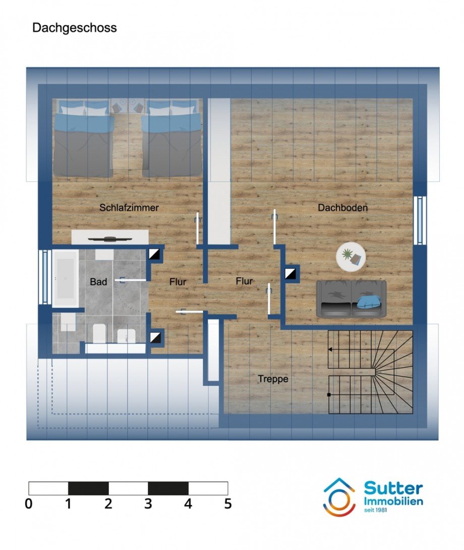 Dachgeschoss Erdgeschosswohnung Biessenhofen