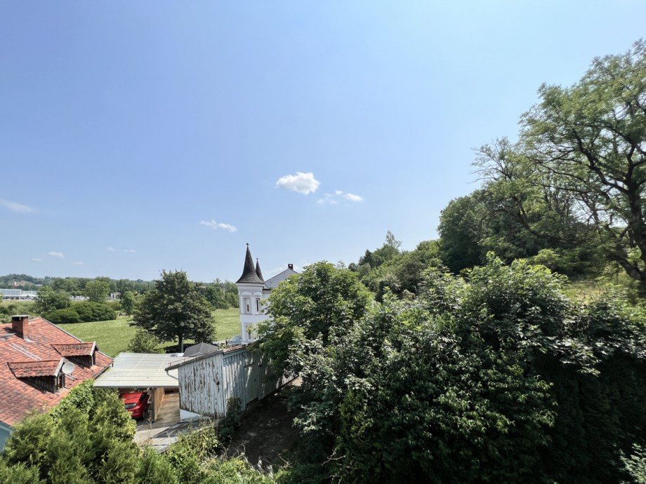 Blick vom Balkon Etagenwohnung Kaufbeuren