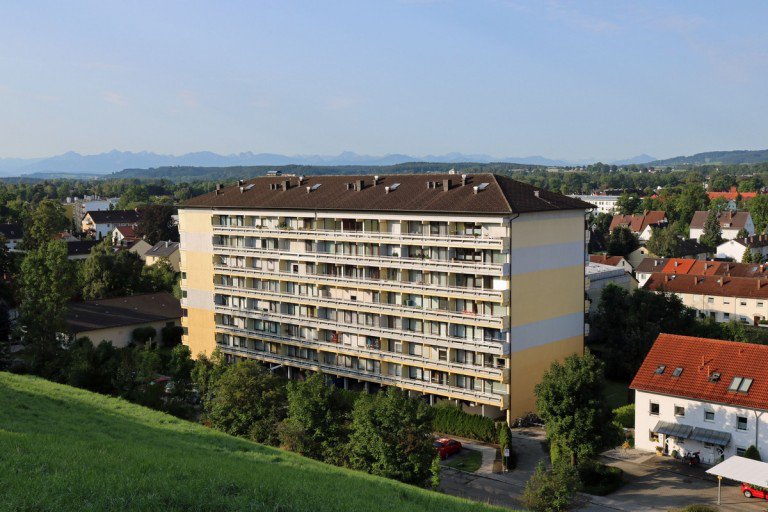 Wohnanlage Kaufbeuren - Kaufbeuren Etagenwohnung 4- Zimmerwohnung mit Bergblick + Lift