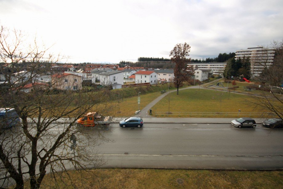 Blick vom Balkon Etagenwohnung Kaufbeuren