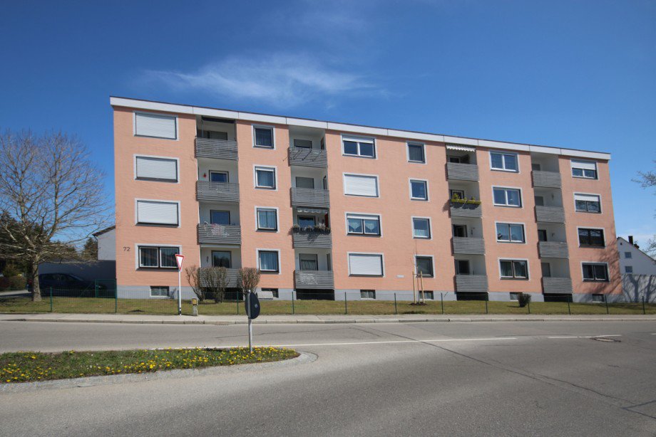 Westansicht Etagenwohnung Kaufbeuren