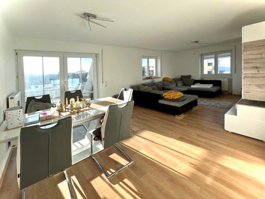 Wohn-Esszimmer1 Etagenwohnung Kaufbeuren