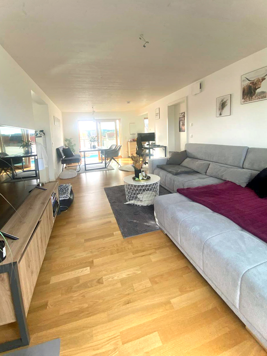 Wohnzimmer Penthousewohnung Kaufbeuren
