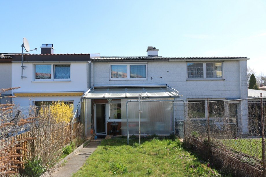 Westansicht Reihenmittelhaus Kaufbeuren