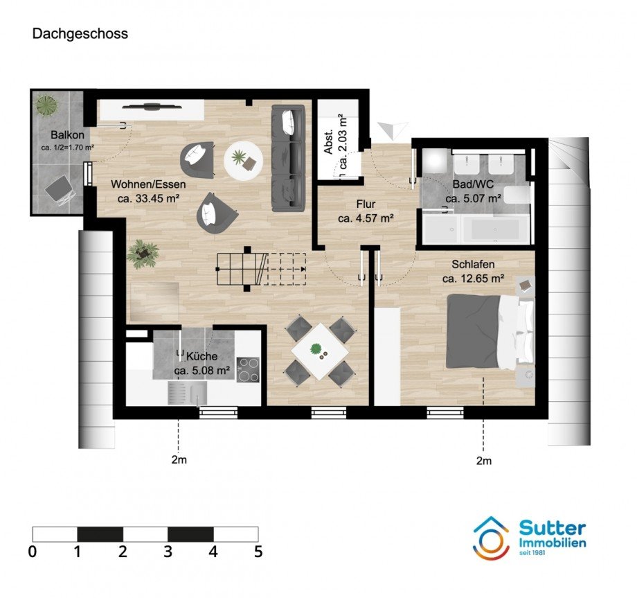 Dachgeschoss Dachgeschosswohnung Kaufbeuren