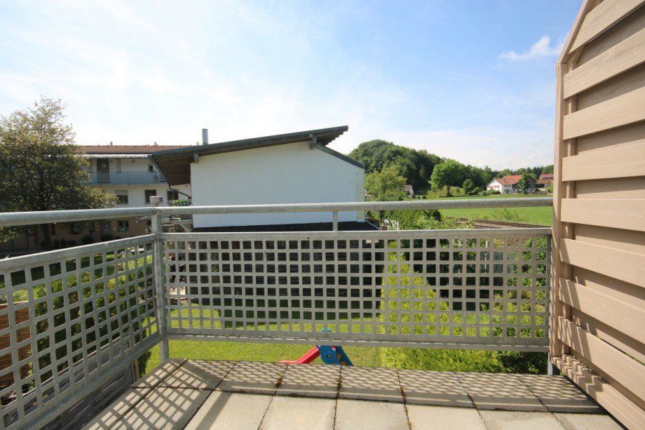Blick vom Balkon Maisonettewohnung Kaufbeuren