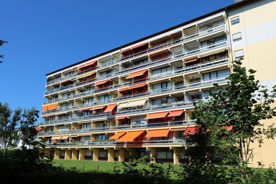 Ansicht S�d Etagenwohnung Kaufbeuren