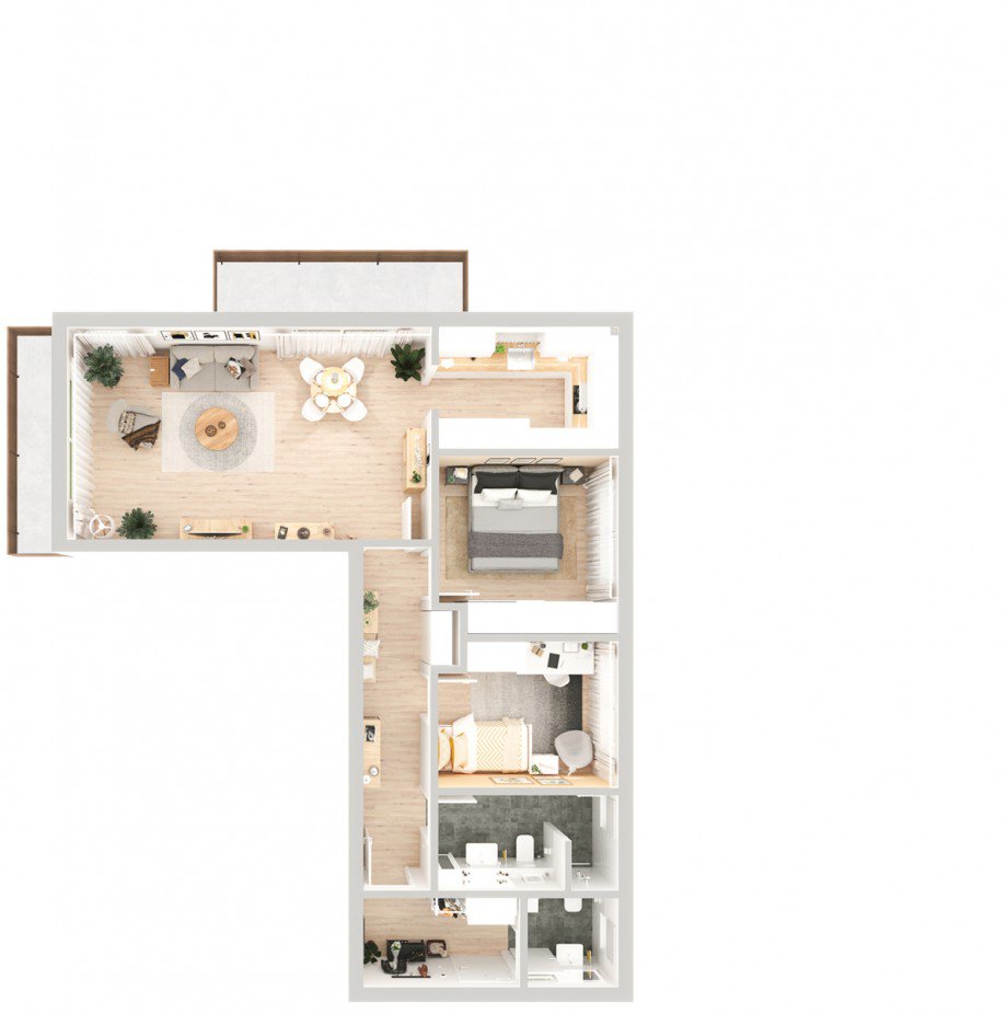 Grundriss Etagenwohnung Aitrang